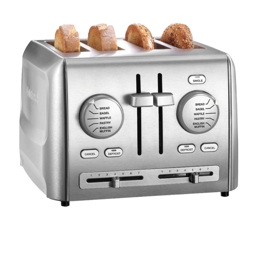 Cuisinart 4 slice stainless steel toaster new in box